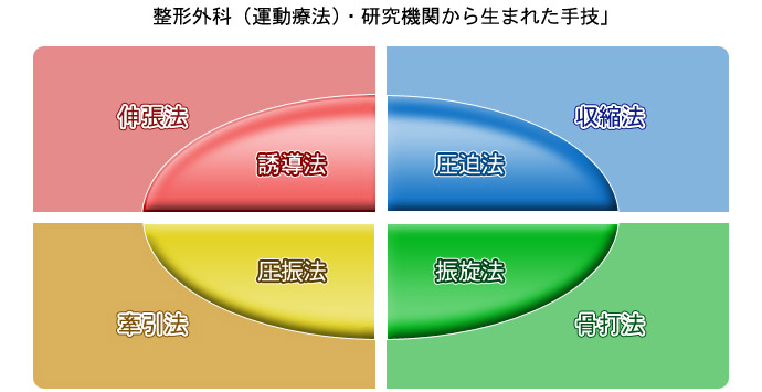 整形外科（運動療法）・研究機関から生まれた手技